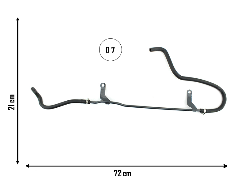 CAUPLAS MANGUERA REFRIGERACION SEAT CORDOBA IBIZA VW FOX SURAN OEM:6QE122447A