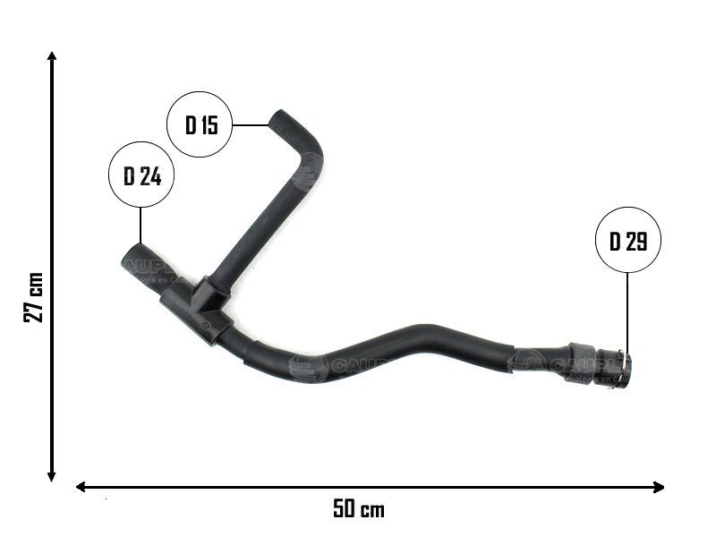 CAUPLAS MANGUERA CALEFACCION VW TIGUAN OEM:5N0122073P