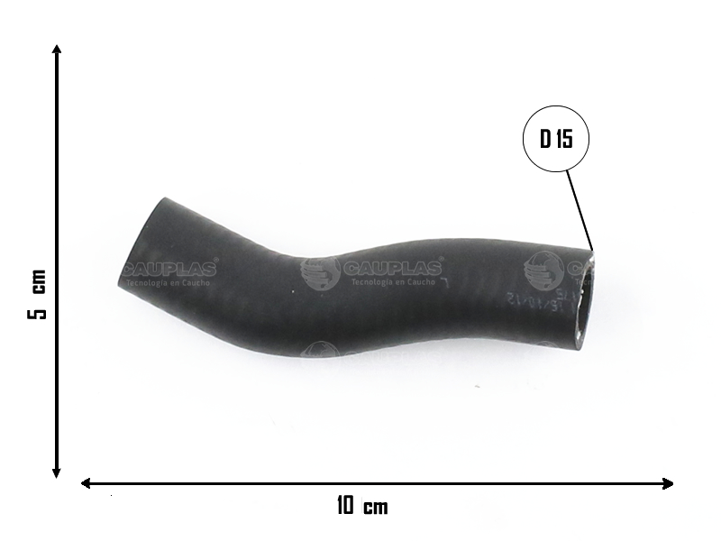 CAUPLAS MANGUERA PASO DE AGUA VW TIGUAN  OEM:1K0121109AL