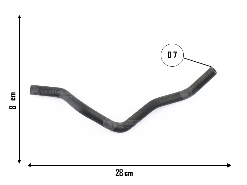 CAUPLAS MANGUERA VASO DE EXPANSION  VW TIGUAN OEM:5N0122447J