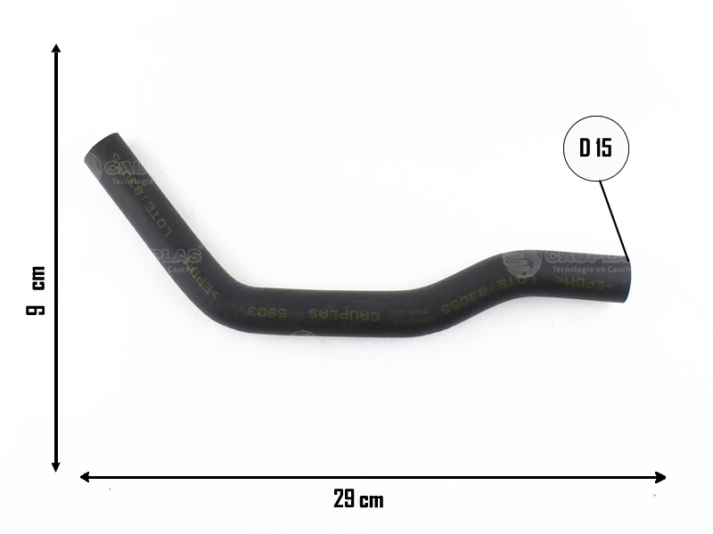 CAUPLAS MANGUERA VASO DE EXPANSION VW TIGUAN OEM:5N0121109B