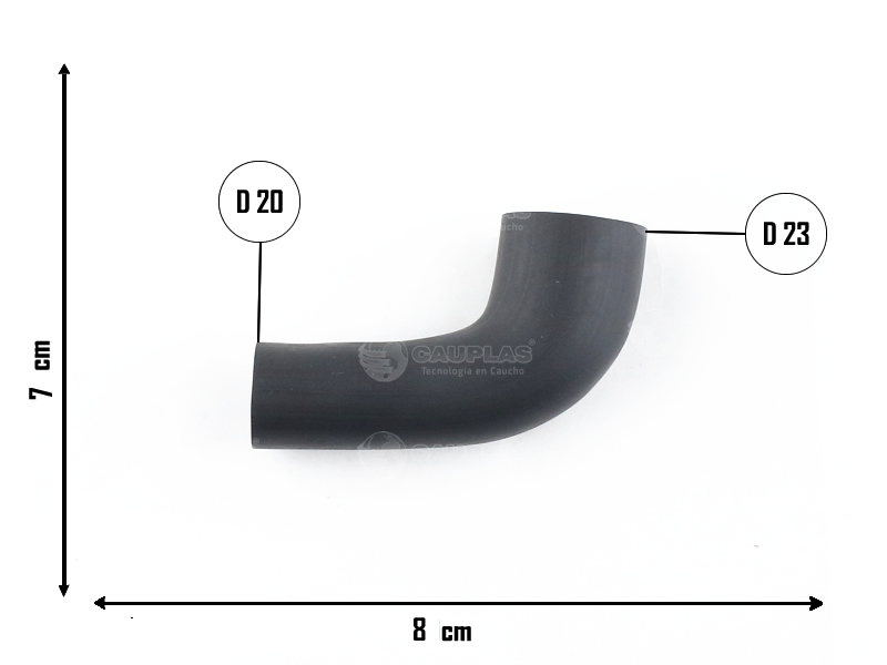 CAUPLAS MANGUERA DESCARGA DE GASES VW TRANSPORTER OEM:074103493T