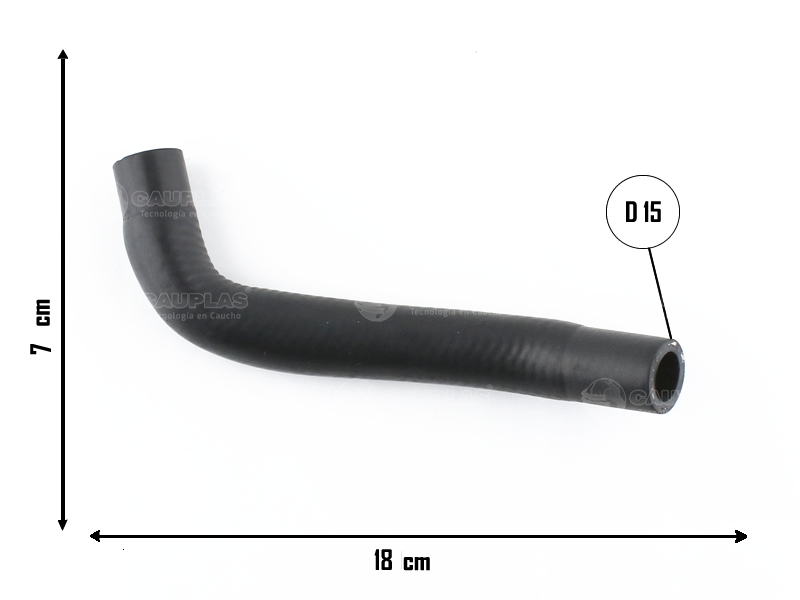 CAUPLAS MANGUERA RAD DE ACEITE A TUBO RIGIDO VW TRANSPORTER OEM:044121058A =YACO 3492