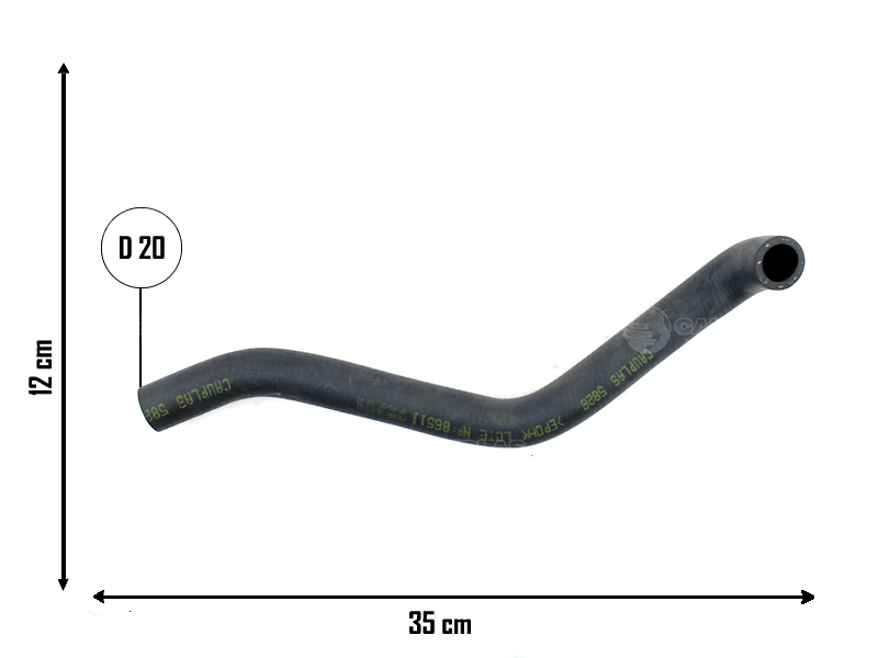 CAUPLAS MANGUERA REFRIGERACION VW TRANSPORTER  =YACO 3387