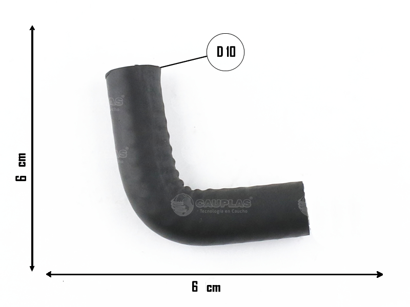 CAUPLAS MANGUERA VASO DE EXPAN A CONECTOR 3 VIAS VW TRANSPORTER OEM:74121060 =YACO 3494