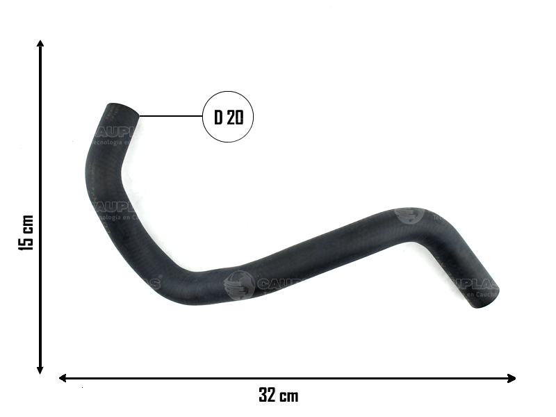 CAUPLAS MANGUERA REFRIGERACION  VW UP  =YACO 4456