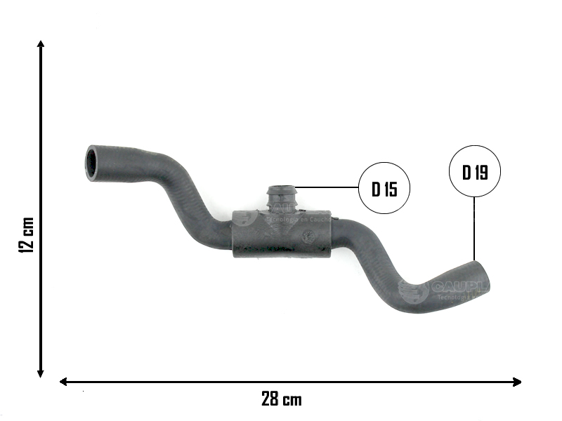 CAUPLAS MANGUERA REFRIGERACION VW UP OEM:1S0122073C =YACO 4436