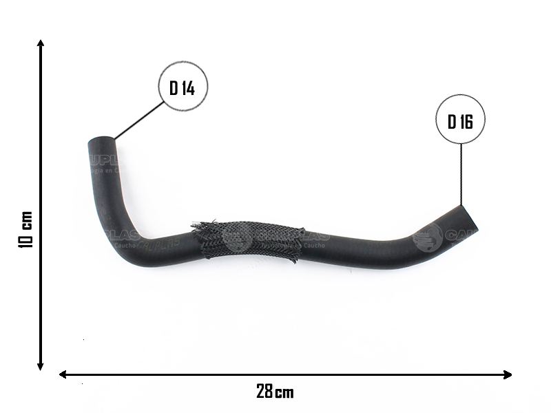 CAUPLAS MANGUERA REFRIGERACION VW VENTO OEM:1K0121096AD