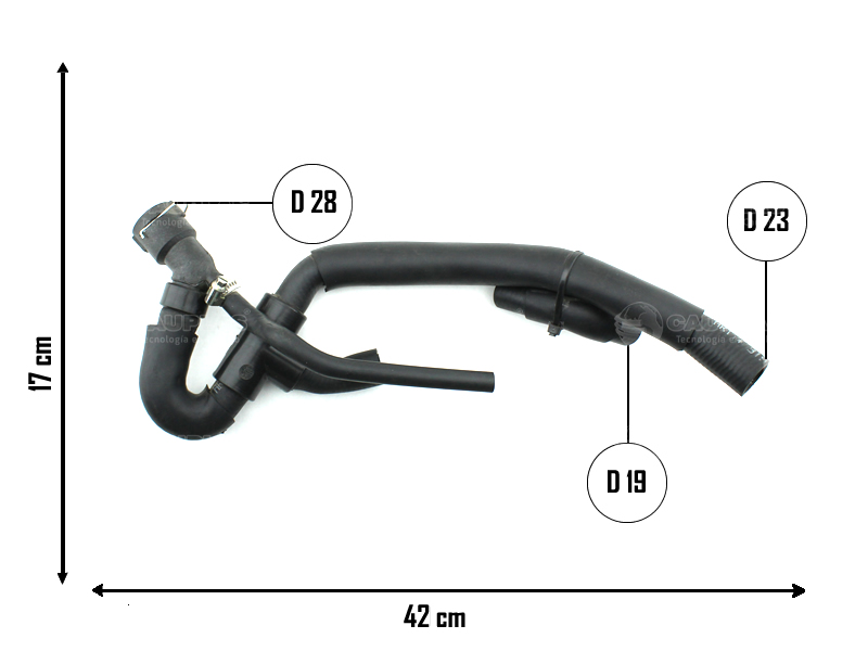 CAUPLAS MANGUERA REFRIGERACION VW VENTO OEM:1K0122157GT