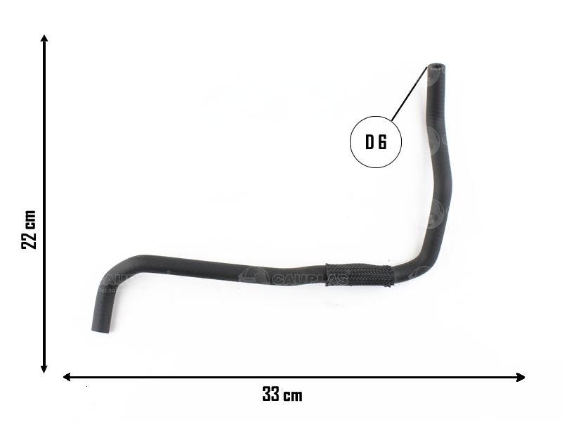 CAUPLAS MANGUERA REFRIGERACION VW VENTO OEM:1K0121447DH