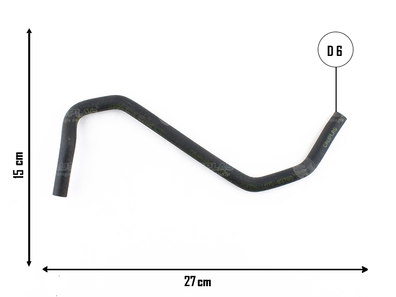 CAUPLAS MANGUERA A VASO DE EXPANSION SUP VW VENTO = YACO 4336