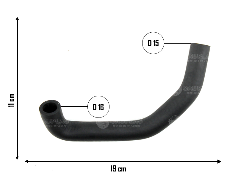 CAUPLAS MANGUERA REFRIGERACION VW VENTO OEM:1K0121058AD
