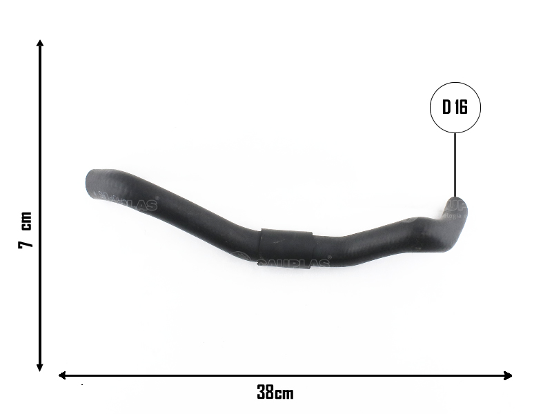 CAUPLAS MANGUERA RADIADOR DE ACEITE VW VENTO OEM:1K0121096AB