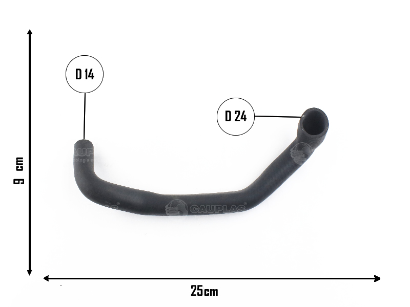 CAUPLAS MANGUERA CALEFACCION VW VENTO OEM:1K1260113D