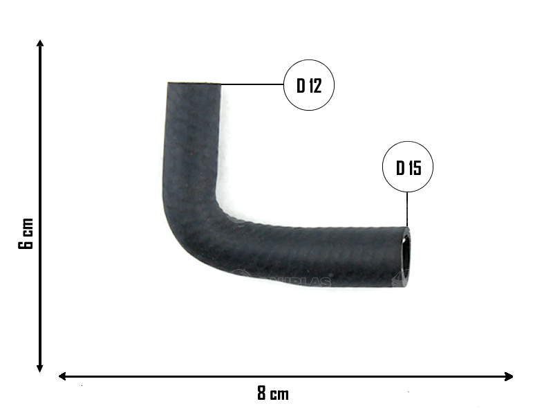 CAUPLAS MANGUERA VASO DE EXPANSION SUPERIOR VW VENTO OEM:1KM121109