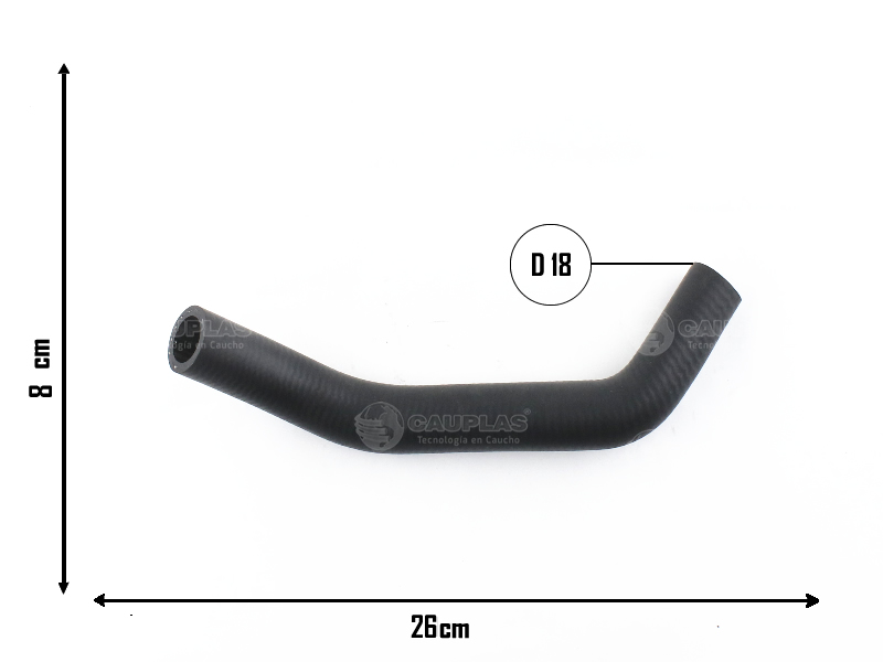 CAUPLAS MANGUERA DESCARGA DE GASES VW VENTO