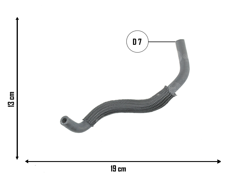 CAUPLAS MANGUERA VASO DE EXPANSION VW VENTO  OEM:06F121447