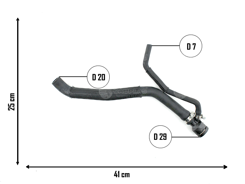 CAUPLAS MANGUERA CALEFACCION VW VENTO