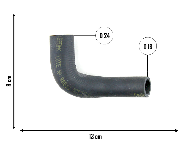 CAUPLAS MANGUERA PASO DE AGUA VW VENTO OEM:06F121063D