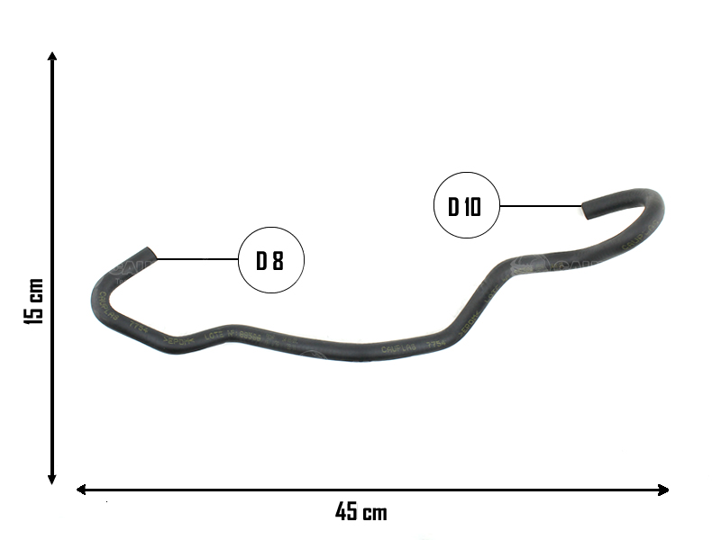CAUPLAS MANGUERA PASO DE AGUA NISSAN FRONTIER