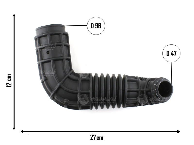 CAUPLAS MANGUERA TOMA DE AIRE IVECO DAILY OEM:93828242