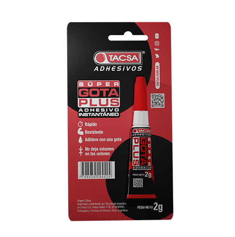 TACSA SUPER ADHESIVO INSTANTANEO EN GOTA 2GRS