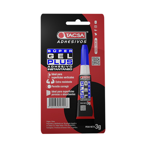 TACSA SUPER ADHESIVO INSTANTANEO EN GEL 3GRS