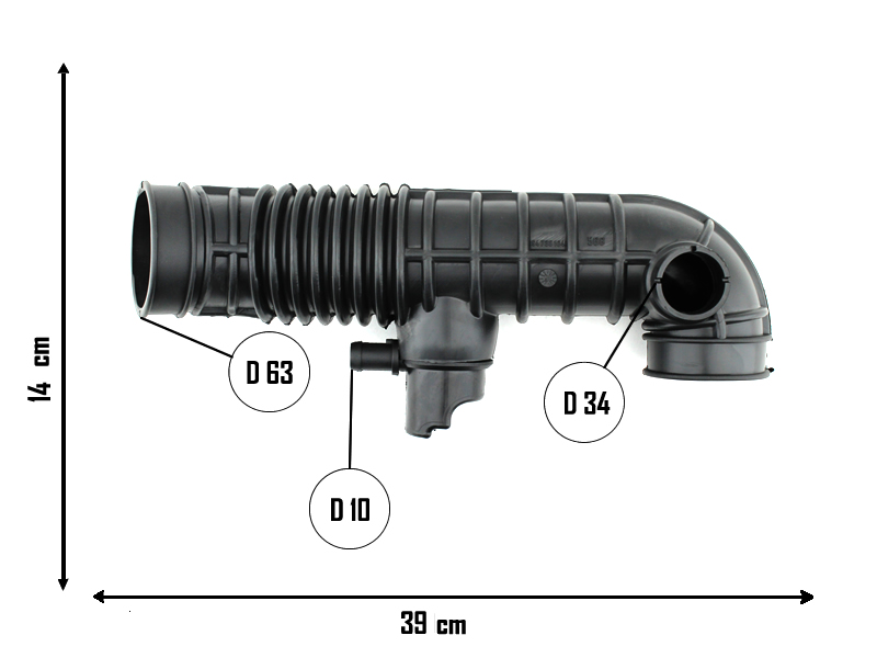 CAUPLAS MANGUERA CIRCULACION DE AIRE CHEVROLET COBALT SPIN