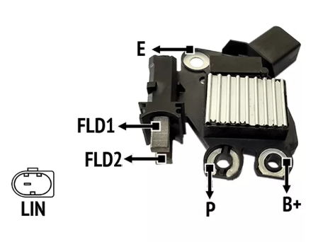 NOSSO REGULADOR VOLTAJE TOYOTA ETIOS >2020 YARIS 12V