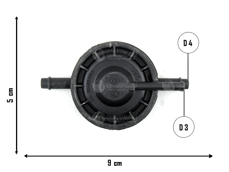 CAUPLAS MANGUERA REFRIGERACION CHEVROLET CORSA I IPANEMA KADETT MONZA OEM:17087069