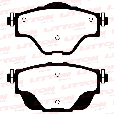 LITTON PASTILLAS FRENO CITROEN C4 C4 PICASSO II 1.2 / 1.6 / 2.0 13> PEUGEOT 308 II 1.2/ 1.6 /2.0 14> / 3008 1.6 11/16 C/PLACA ANTIVIBRADORA