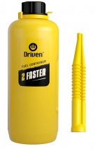 DRIVEN BIDON 2 LITROS C/VISOR DE CONTENIDO - AMARILLO