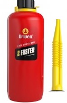 DRIVEN BIDON 2 LITROS C/VISOR DE CONTENIDO - ROJO