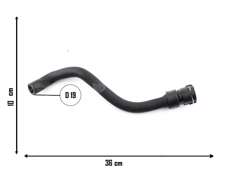 CAUPLAS MANGUERA PASO DE AGUA VW POLO VIRTUS 1.6 OEM:2QB122157