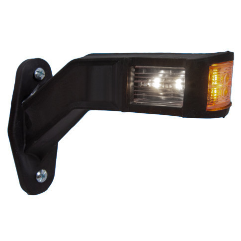 BAIML SOPORTE ELECTR. BIVOLTAJE 12/24V AMBAR/CRISTAL/ROJO - IZQUIERDO