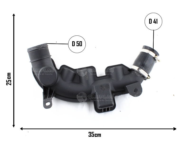 CAUPLAS MANGUERA CIRCULACION DE AIRE PEUG 3008 1.6 308 1.6 16V OEM:1440J1