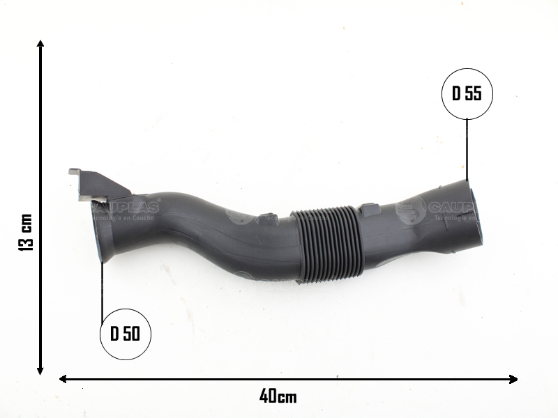 CAUPLAS MANGUERA CIRCULACION DE AIRE VW GOL V SAVEIRO V VOYAGE - 1.6 DIESEL OEM:5U0129618