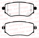 [54250UP.0500] LITTON PASTILLAS FRENO TRAS. NISSAN FRONTIER 2.3 L 16V DOHC L4 22/25