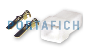 PORTAFICH CONECTOR 2 VIAS HEMBRA C/TERMINAL