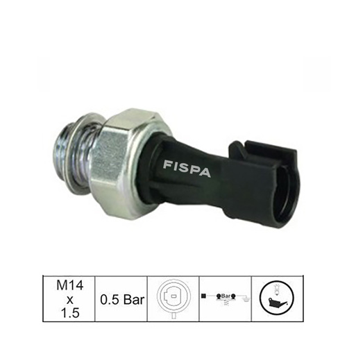 FISPA BULBO PRESION DE ACEITE FIAT PALIO DUCATO DIESEL 02> - PRESION 0.6 BAR OEM:98442879 - 4770186 (MLH OS3574)