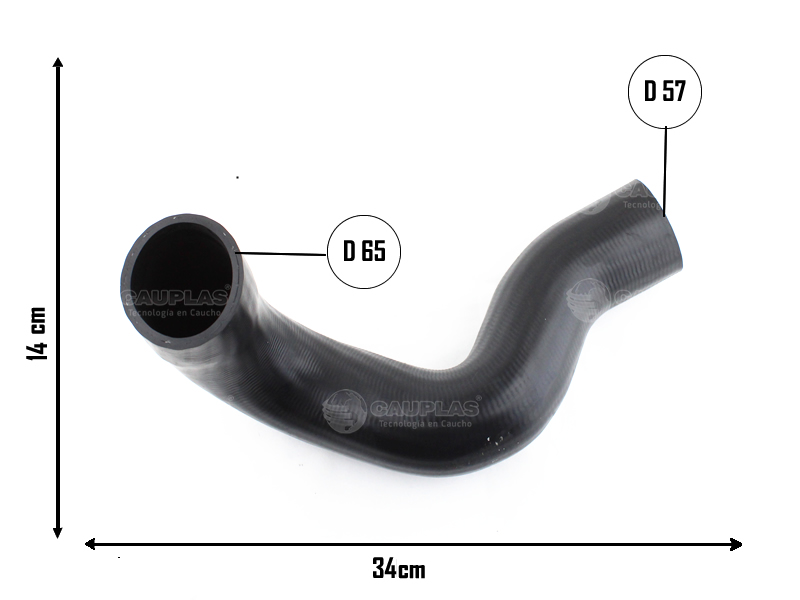 CAUPLAS MANGUERA PASO DE AGUA MERCEDES BENZ AXOR