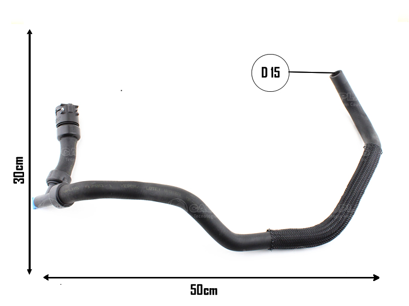 CAUPLAS MANGUERA CALEFACCION JEEP RENEGADE 1.8 AT6 FWD OEM:52024476 /  52119556