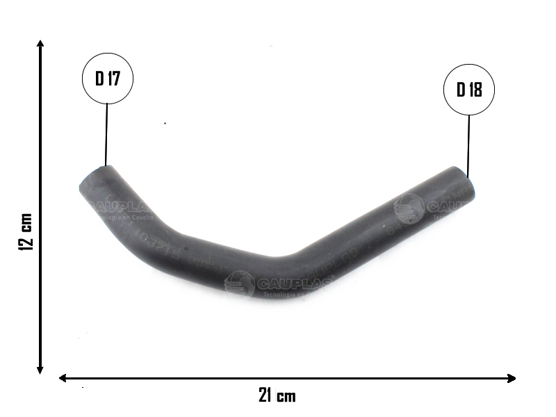 CAUPLAS MANGUERA RESPIRO DE ACEITE FIAT TORO JEEP RENEGADE - 2.0 OEM:51959867