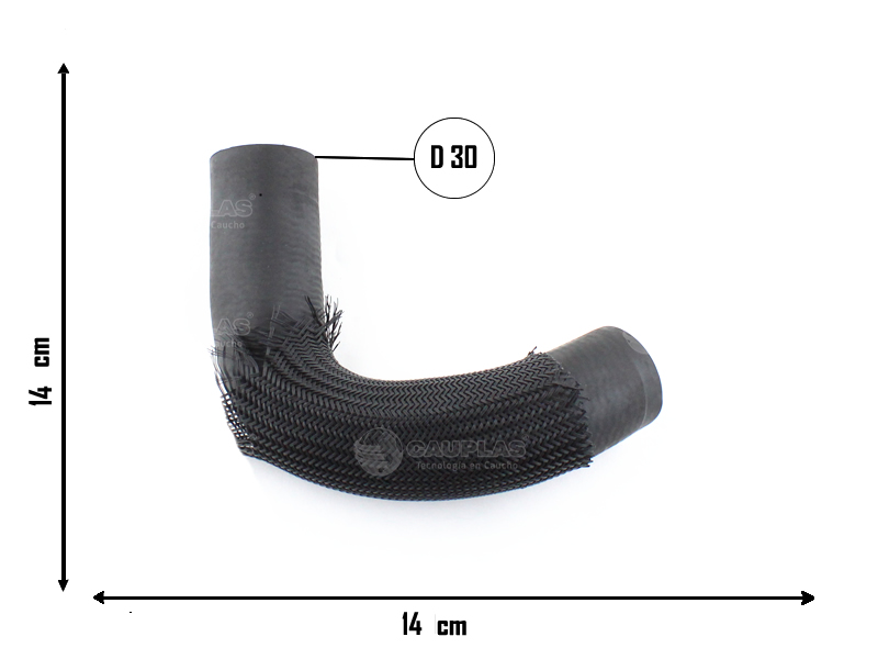 CAUPLAS MANGUERA RADIADOR INFERIOR VW AMAROK 3.0 TD 24V 17/22  OEM:2H6121101E