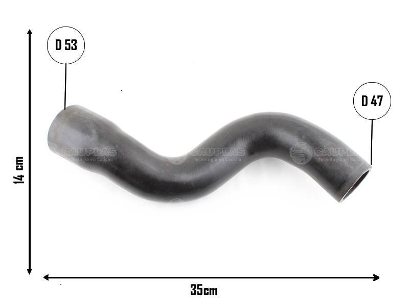 CAUPLAS MANGUERA CIRCULACION DE AIRE VW AMAROK 2.0TD 16V 10/20