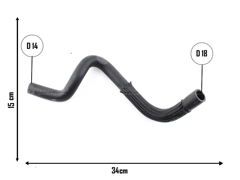CAUPLAS MANGUERA REFRIGERACION FORD RANGER 3.2 - DURATEC OEM:AB396B860DA /  5270119
