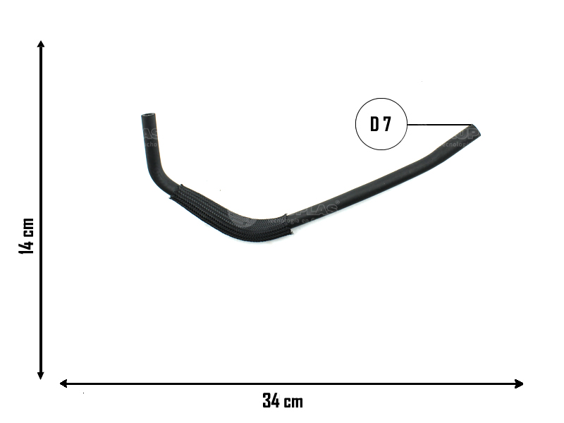 CAUPLAS MANGUERA PASO DE AGUA FORD TERRITORY 1.5 OEM:FS1/8W005/BD