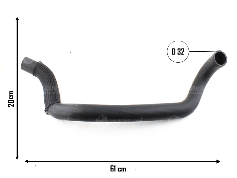 CAUPLAS MANGUERA RADIADOR INFERIOR FORD TERRITORY 1.5 20/23 OEM:FS18B273AC