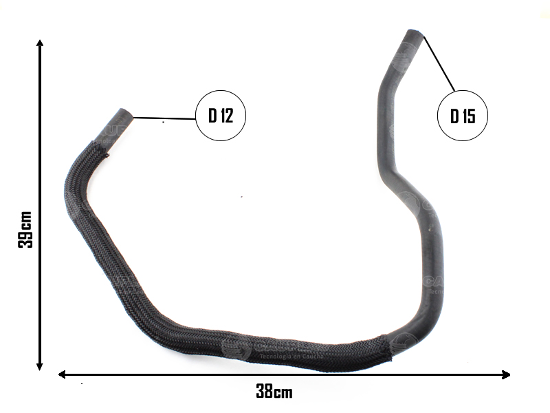 CAUPLAS MANGUERA PASO DE AGUA FORD TERRITORY 1.5 OEM:FS18C351AB