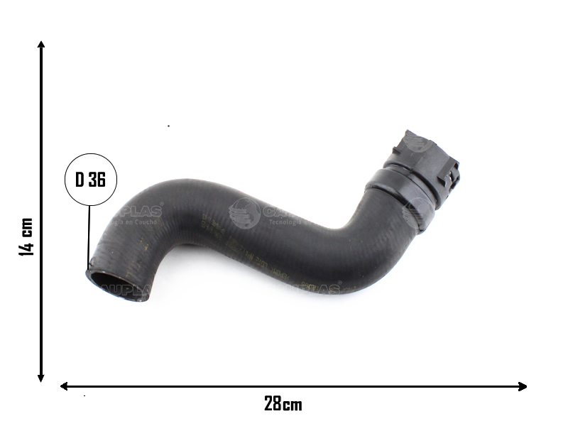 CAUPLAS MANGUERA RADIADOR SUPERIOR IVECO DAILY 3.0 12/19 OEM:5801302588